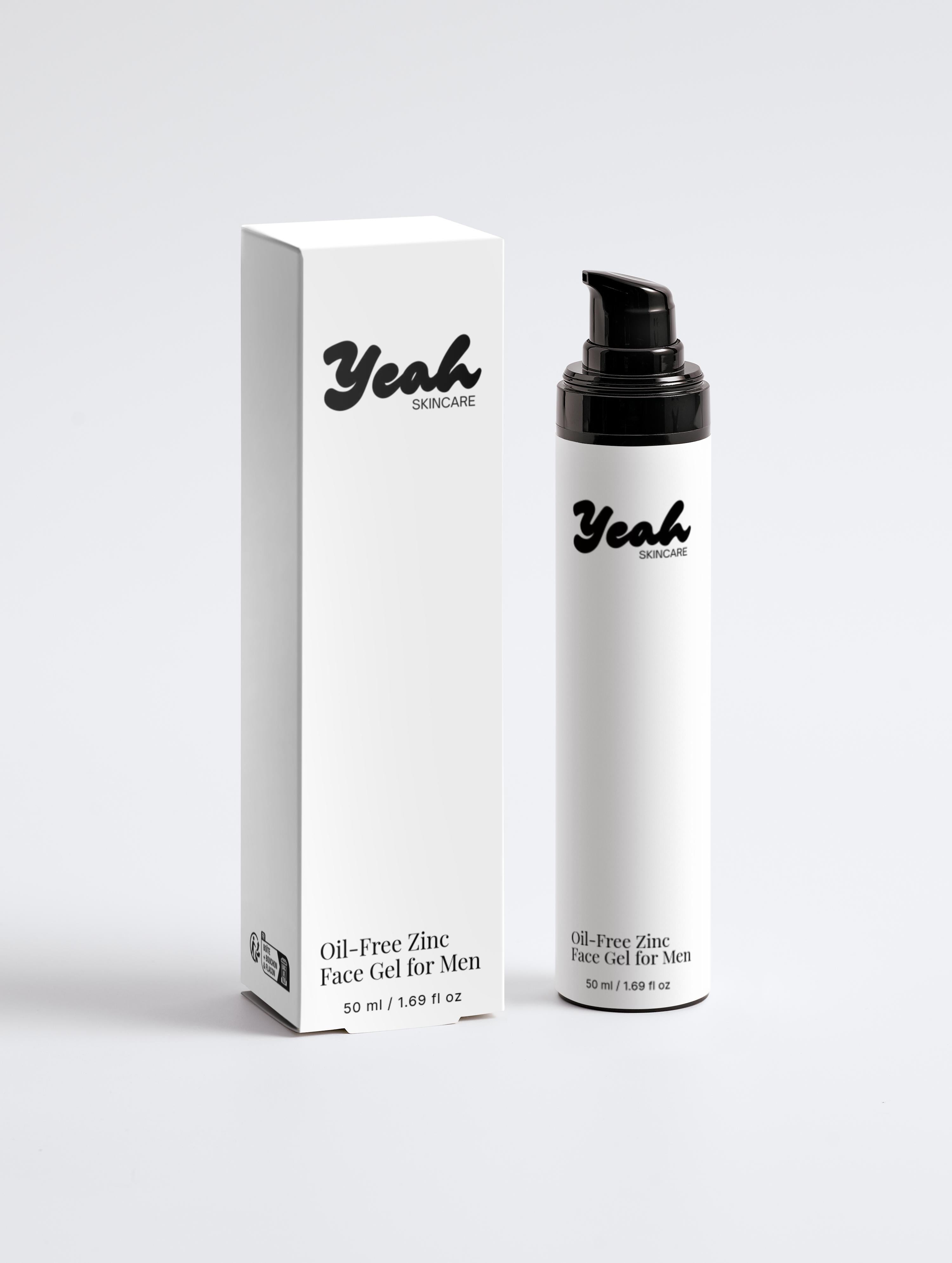 Oil-Free Zinc Face Gel for Men